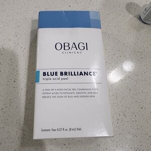 OBAGI Clinical Blue Brilliance Triple Acid Peel, 4 Vials, New